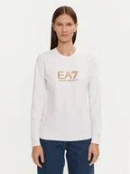 Bluzy damskie - EA7 Emporio Armani Bluza 8NTM35 TJTXZ 0186 Biały Regular Fit - miniaturka - grafika 1