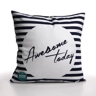 Poszewka dekoracyjna 40 x 40 cm TODAY II bawełna 100% - Poszewki na poduszki - miniaturka - grafika 1