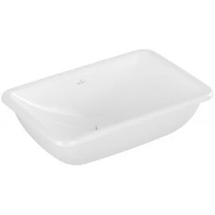 Villeroy & Boch Loop & Friends Umywalka wpuszczana w blat 60x40 cm z przelewem weiss alpin 4A650001 - Umywalki - miniaturka - grafika 2