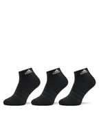 Skarpetki damskie - adidas Skarpety Niskie Unisex Cushioned Sportswear Ankle Socks 3 Pairs IC1277 Czarny - miniaturka - grafika 1