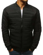 Kurtki męskie - Kurtka męska pikowana bomber jacket czarna TX2213-XL - miniaturka - grafika 1