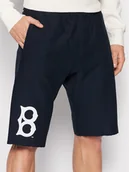 Spodenki męskie - Champion Szorty sportowe Brooklyn Mlb 216663 Granatowy Regular Fit - miniaturka - grafika 1
