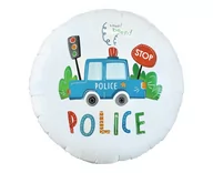 Balony i akcesoria - Balon foliowy Police okrągły - Godan - miniaturka - grafika 1