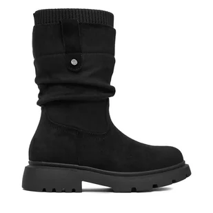 Kozaki DeeZee CEO-CS6587-03 Czarny - Buty dla dziewczynek - miniaturka - grafika 1