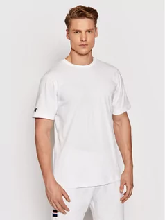 Koszulki męskie - Helly Hansen T-Shirt Crew 33995 Biały Regular Fit - grafika 1