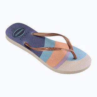 Japonki damskie Havaianas Slim Palette Glow beige - Klapki i japonki damskie - miniaturka - grafika 1
