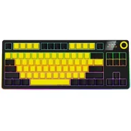 Klawiatury - LORGAR KBP70TKLW Czarno-żółty - miniaturka - grafika 1