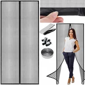 Moskitiery - Moskitiera Magnetyczna Siatka na Drzwi Owady Mocna MALATEC - miniaturka - grafika 1