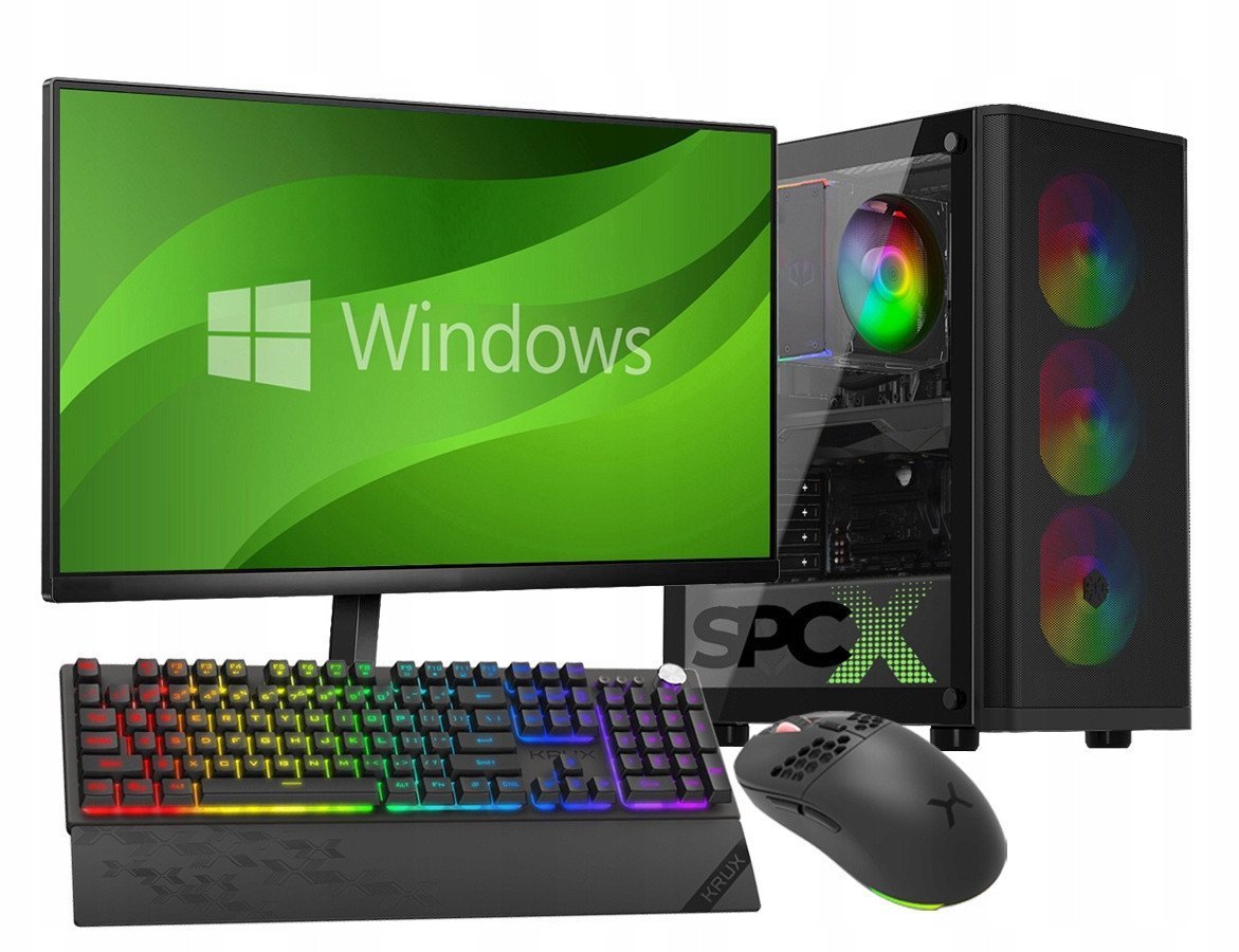 SPCX Z MONITOREM LED 24'' i5-14400 64GB RTX5060 SSD 2TB WIN11 one size