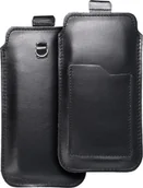 Etui i futerały do telefonów - OEM Skórzana uniwersalna wsuwka z pull-up - ROYAL / czarny - Rozmiar XL - IPHONE 11 / 12 / 13 / SAMSUNG S7 EDGE - miniaturka - grafika 1