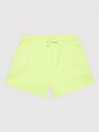 Spodnie i spodenki dla dziewczynek - Guess Szorty sportowe J2GD01 KB4O0 Zielony Regular Fit - miniaturka - grafika 1