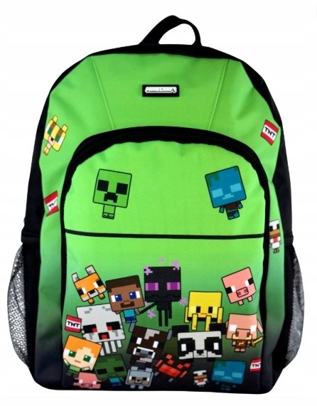 Plecak Szkolny Minecraft A4 dwukomorowy
