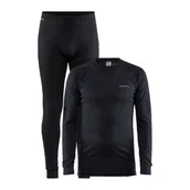 Bielizna sportowa męska - Bielizna termoaktywna CRAFT Core Dry Baselayer Set black XXL - miniaturka - grafika 1