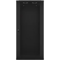 Szafy rack - Lanberg Szafa 19" 27U, 600x450, czarna, FLAT PACK WF01-6427-10B - miniaturka - grafika 1