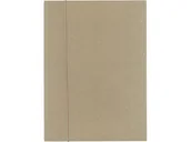 Teczki i skoroszyty - Teczka z gumką Kreska A4 szara - miniaturka - grafika 1