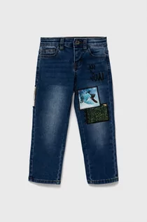 Spodnie i spodenki dla chłopców - Desigual jeansy dziecięce - grafika 1