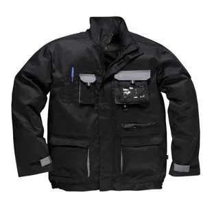 PORTWEST TX10 BLUZA ROBOCZA DWUKOLOROWA PORTWEST TEXO; CZARNY - Odzież robocza - miniaturka - grafika 1