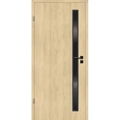 Drzwi wewnętrzne - Drzwi wewnętrzne 80L pokojowe Dąb Amber lakierowane VEGA - miniaturka - grafika 1