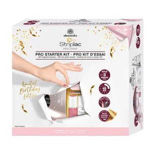 Alessandro Striplac ZESTAW STARTOWY STRIPLAC PEEL LUB MOAK PRO EXCLUSIVE WEGAŃSKI - Zestawy do manicure i pedicure - miniaturka - grafika 1