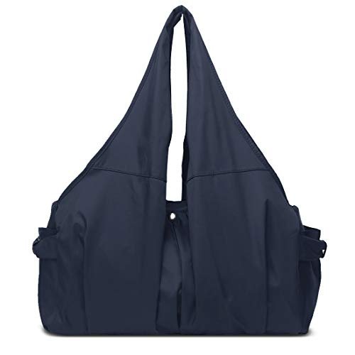 Małe nylonowe torby crossbody dla kobiet z wieloma kieszeniami kieszonkowa torba na ramię damska lekka torebka i torebki, 8022-ciemnoniebieski, Large