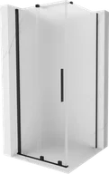 Kabiny prysznicowe - Mexen Velar kabina prysznicowa rozsuwana 120x120 cm, szron, czarna - 871-120-120-31-70 - miniaturka - grafika 1