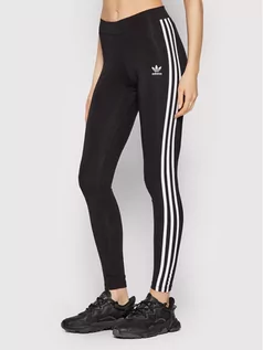 Spodnie damskie - Adidas Legginsy adicolor Classics HD2350 Czarny Slim Fit - grafika 1