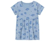 Sukienki i spódniczki dla dziewczynek - lupilu® Sukienka niemowlęca z bawełny (50/56, Jasnoniebieski) - miniaturka - grafika 1