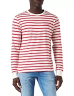 Koszulki męskie - GANT Męski T-shirt, Bright Red, XS - miniaturka - grafika 1