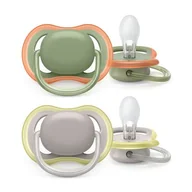 Smoczki uspokajające - Avent Philips Ultra Air smoczek uspokajający 6-18m 2 sztuki [SCF085/20] - miniaturka - grafika 1