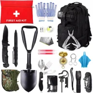 Plecaki - Zestaw survivalowy Plecak taktyczny Apteczka - miniaturka - grafika 1
