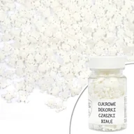 Dodatki do ciast w proszku - Posypka cukrowa CZASZKI BIAŁE - HALLOWEEN Sweet Decor, 30 g - miniaturka - grafika 1