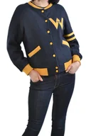 Kurtki damskie - WRANGLER B&Y BOMBER JKT NAVY KURTKA - miniaturka - grafika 1