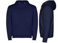 Bluzy damskie - Bluza Dresowa z Kapturem Kangurka JAKOŚĆ ROLY Capucha SU1087 GRANAT M - miniaturka - grafika 1