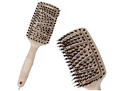 Szczotki i grzebienie do włosów - Poniks Ekologiczna Szczotka Do Włosów Z Naturalnym Włosiem Z Dzika - miniaturka - grafika 1