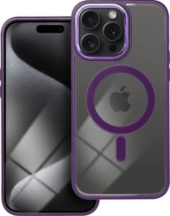 OEM Futerał COLOR EDGE MAG COVER kompatybilny z MagSafe do IPHONE 15 Pro Max fioletowy - Etui i futerały do telefonów - miniaturka - grafika 1