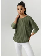 Koszulki i topy damskie - Aniston Koszulka w kolorze oliwkowym - miniaturka - grafika 1