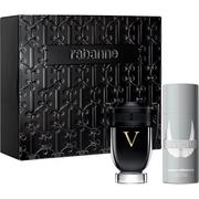 Zestawy kosmetyków męskich - Zestaw Christmas 2023 Paco Rabanne Invictus Victory Woda Perfumowana 100 ml + Deodorant 150 ml (3349668623259) - miniaturka - grafika 1