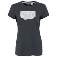 Koszulki sportowe damskie - Koszulka damska Regatta Fingal Stretch Rozmiar: 4XL / Kolor: szary - miniaturka - grafika 1