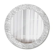 Lustra - Nowoczesne Lustro do Salonu Kwiaty lotosu 60cm - miniaturka - grafika 1