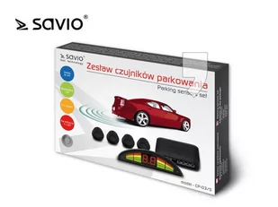 Savio Czujniki parkowania CP-03/S+ 40 zł na dzień dobry w Klubie MediaMarkt ! CP-03/S - Czujniki parkowania - miniaturka - grafika 1