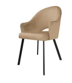 Krzesła - Krzesło Velvet noga czarna PRO - miniaturka - grafika 1