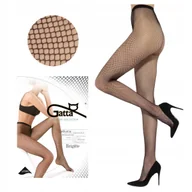 Rajstopy - Gatta Rajstopy kabaretki małe oczko Brigitte czarne 5/6 - miniaturka - grafika 1