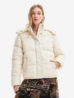 Kurtki damskie - Desigual Kurtka zimowa 23WWEW72 Beżowy Regular Fit - miniaturka - grafika 1