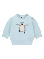 Bluzy i sweterki niemowlęce - Steiff Bluza w kolorze błękitnym - miniaturka - grafika 1