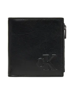Calvin Klein Duży Portfel Męski Sculpted Impression Compact Zip LV04G1074G Czarny - Portfele - miniaturka - grafika 1