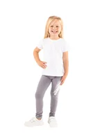 Legginsy - Dziewczęce legginsy z nadrukiem konia szare Tup Tup - miniaturka - grafika 1