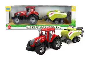 MINI FARMA TRAKTOR Z MASZYNĄ 50456 ARTYK - Samochody i pojazdy dla dzieci - miniaturka - grafika 1