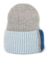 Czapki damskie - Czapka Damska Młodzieżowa Beanie Podwijana Zimowa Casualowa Ciepła Kolorowa - miniaturka - grafika 1