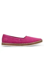 Espadryle damskie - Rieker Espadryle M2278-31 Różowy - miniaturka - grafika 1
