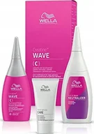 Kosmetyki do stylizacji włosów - Wella Professionals Wave C Set Wella Professionals: Perm Service Care, Hair Lotion Treatment, Post-treatment, 30 ml + Curl & Wave, Hair Perm Neutralizer, Perm Hair, For Normal To Resistant Hair, 100 ml + Creatine+ Wave C, Hair Perm Lotion, Waves, For - miniaturka - grafika 1